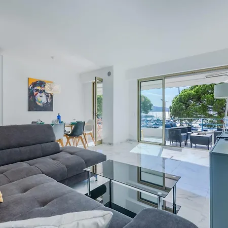 Apartman 90m On The Croisette With Terrace & Sea View *