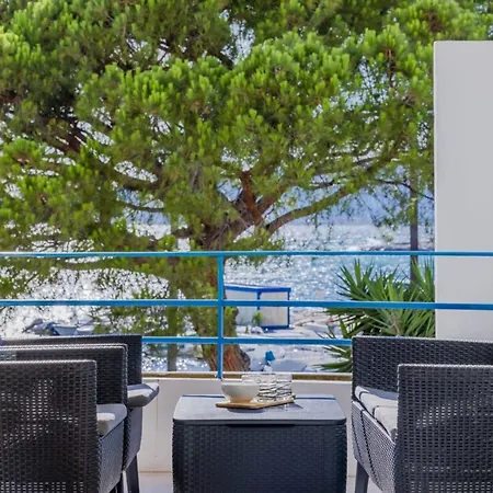 90m On The Croisette With Terrace & Sea View Apartmán